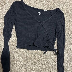 pacsun cropped long sleeve